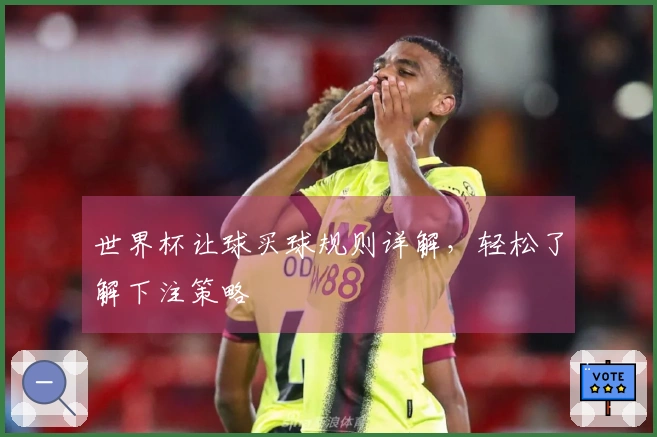 世界杯让球买球规则详解，轻松了解下注策略